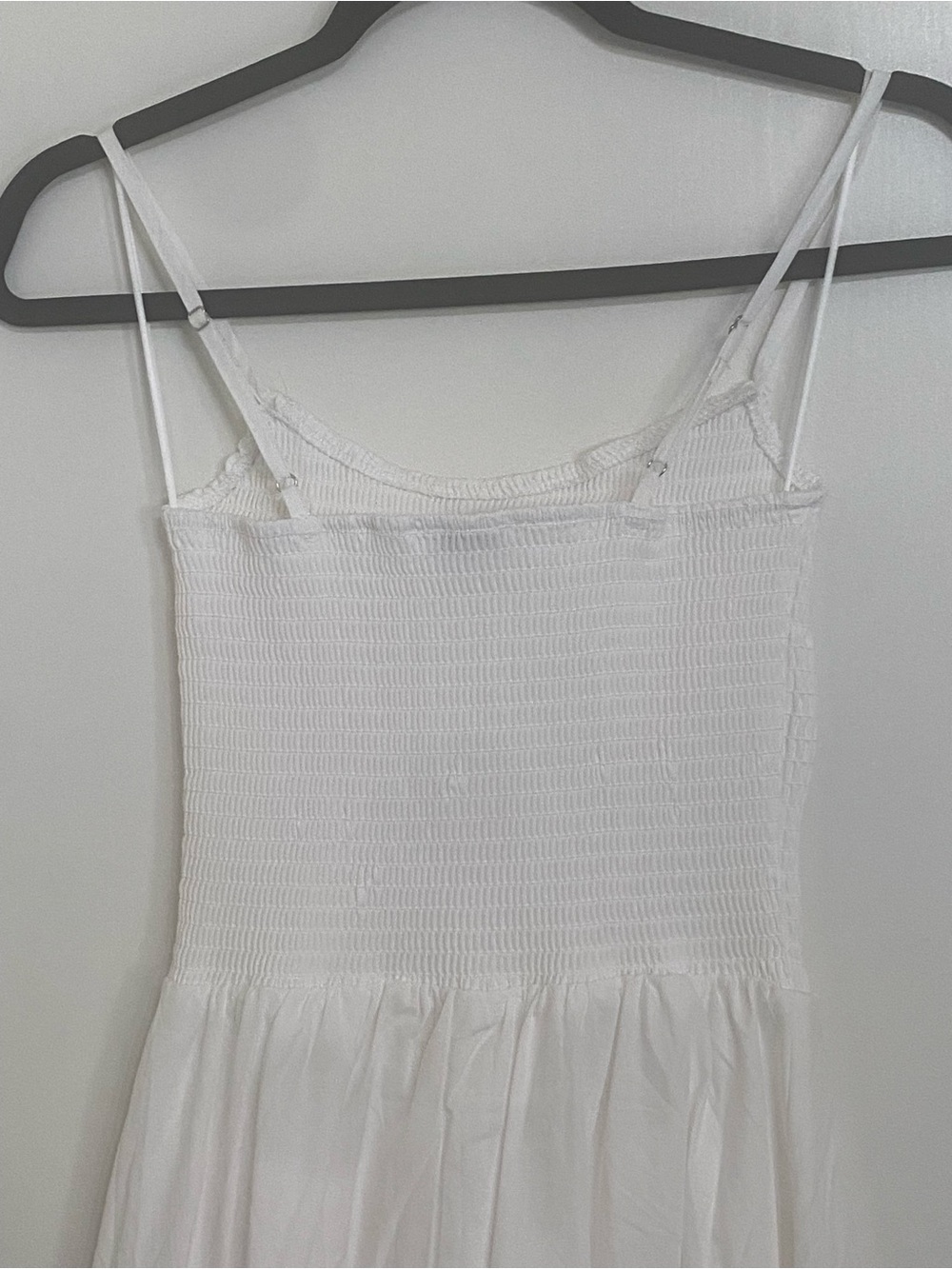 HYFVE White Smocked Bodice Maxi Dress - Picture 7 of 8